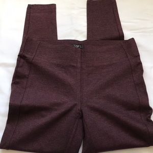 NWT Loft maroon dress leggings - M